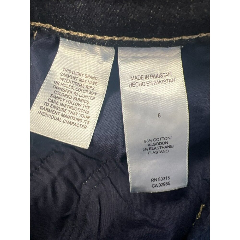 NWT Lucky Brand Womens Stevie Two Way Stretch Blue High Rise Flare Jeans US Sz 8 - Picture 11 of 16